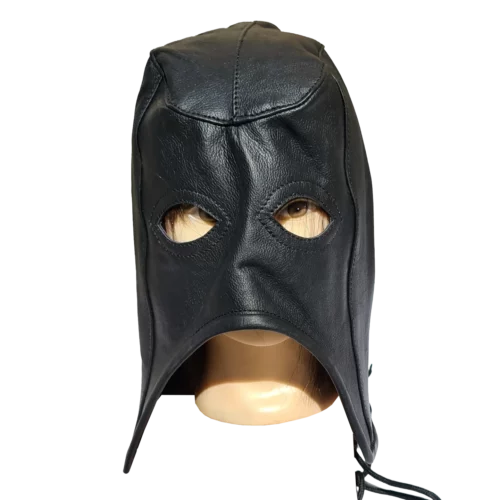kvalitní kožená BDSM maska kat