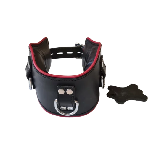 široký BDSM obojek kůže 8cm otrok