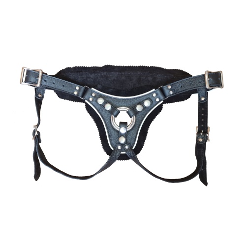 Kožený strap on bederní pás
