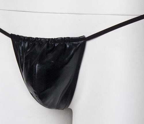 mini tanga pánská černý jock