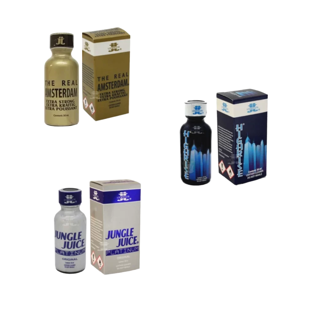 The Real Amsterdam Extra Strong, High Rise, Jungle Juice Platinium Original 30ml