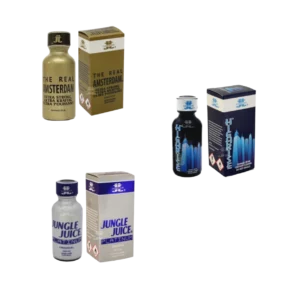 The Real Amsterdam Extra Strong, High Rise, Jungle Juice Platinium Original 30ml