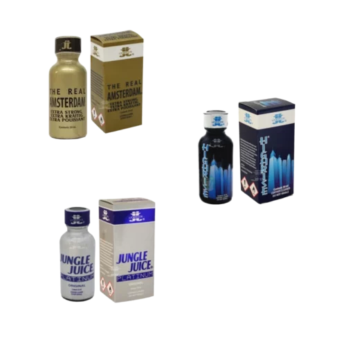The Real Amsterdam Extra Strong, High Rise, Jungle Juice Platinium Original 30ml