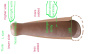 Extasica Chobot Dildo L 33*10,5cm - зображення 2