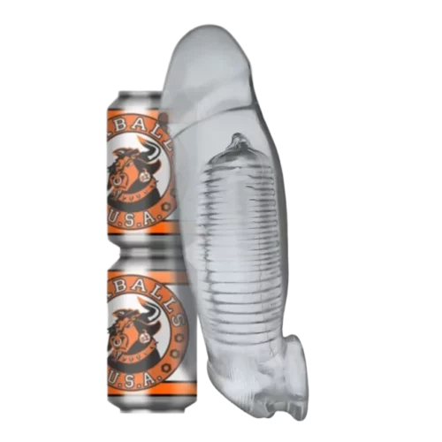 Obří, největší a nejsilnější průhledné pouzdro, návlek na penis