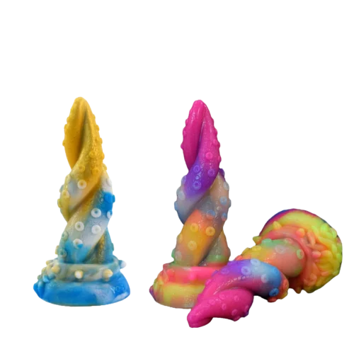 Mořský korál anální kolík / svítící 19cm