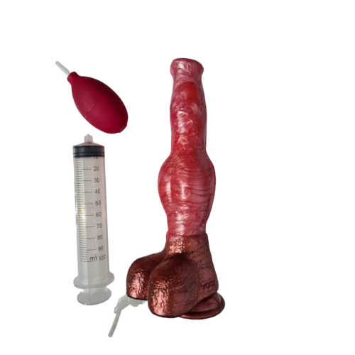 dobrman střikací dildo měkké silikon pes