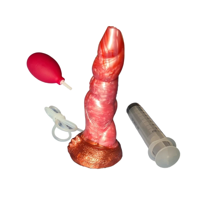 Hou beast squirting dildo made of extra soft silicone