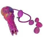 Korál Dildo vagina kladoucí vejce do vaginy či análu a 5 vajec