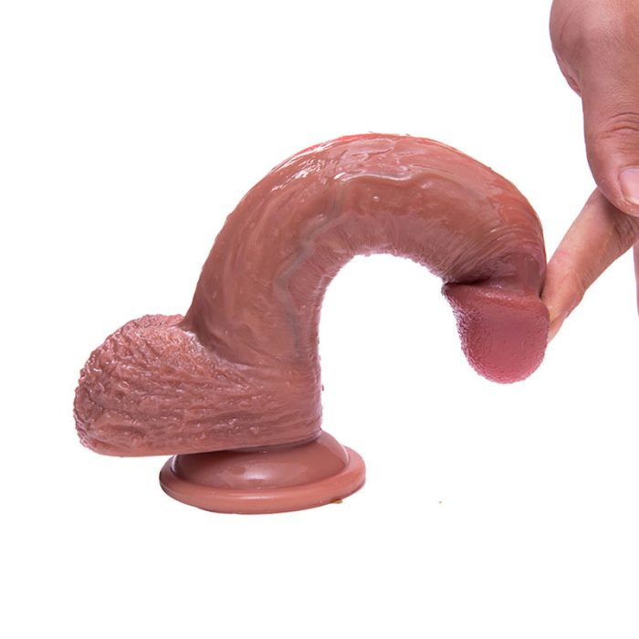 Dildo din silicon cu strat dublu, cu moliciune personalizată