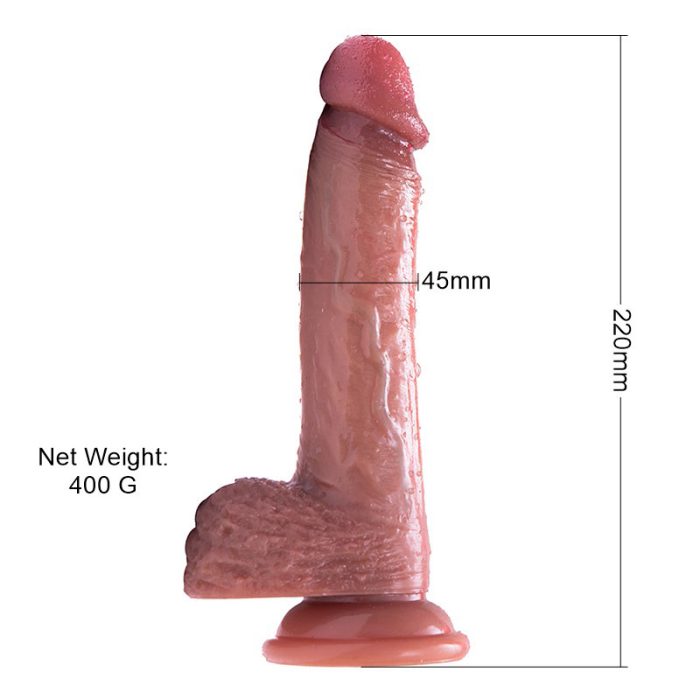 Love Spice Foreskin Dildo 22*4 cm typ 21 - imagine 5