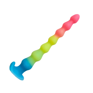 Duhový anální kolík luminescenční