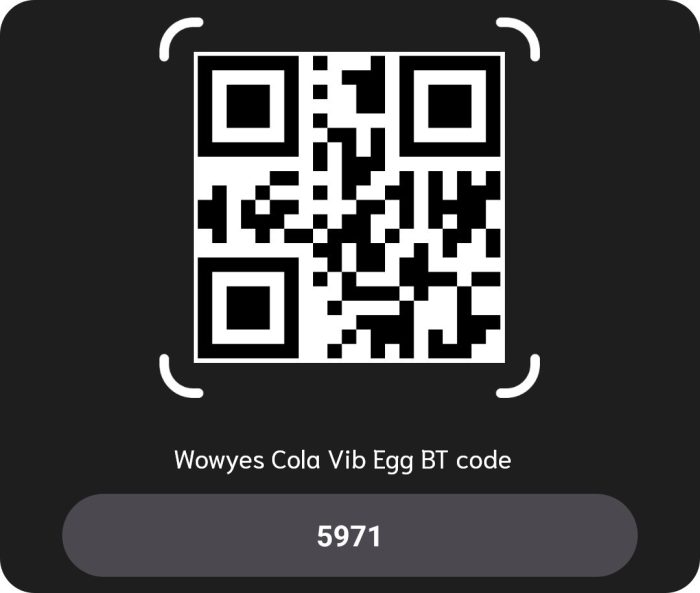 wowyes cola 5971 Code Bt