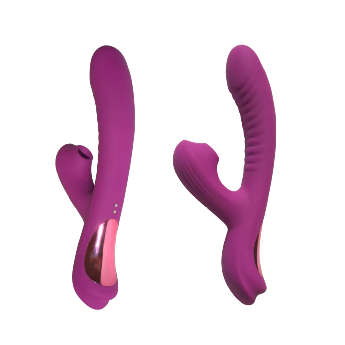Dual Pulse Swinging Rabbit Klitoris- och G-punktsvibrator Lila Love spice