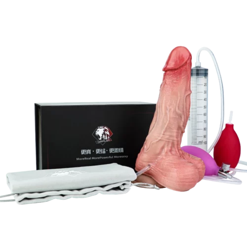 Dildo nafukovací stříkací 20